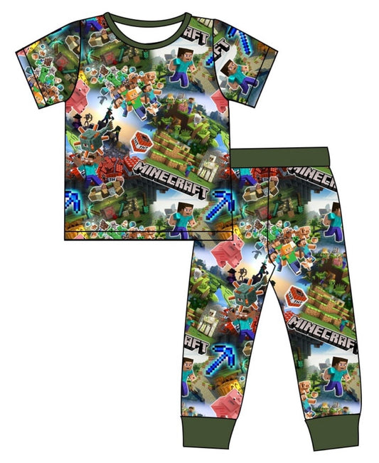 Minecraft Short Sleeve and Pants￼