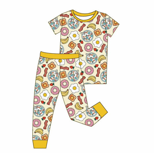 Breakfast Short Sleeve and Pants