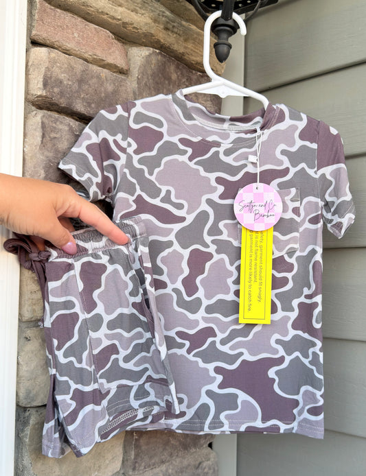 Camo Short Set